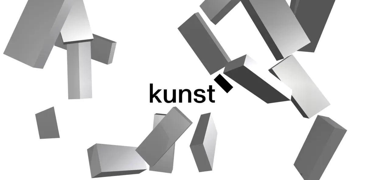 Screenshot of the Kunstbar website with the intro section